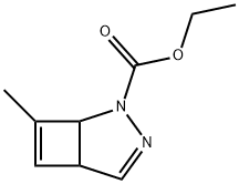 2,3-Diazabicyclo[3.2.0]hepta-3,6-diene-2-carboxylic  acid,  7-methyl-,  ethyl  ester 结构式