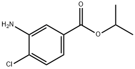 异丙基3-氨基-4-氯苯甲酸酯 结构式
