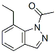 1H-Indazole,  1-acetyl-7-ethyl-  (9CI) 结构式