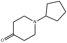 1- 环己基 -4- 哌啶酮 结构式