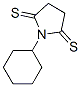 2,5-Pyrrolidinedithione,  1-cyclohexyl- 结构式