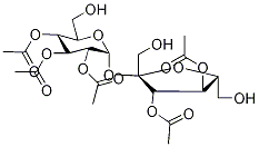 2,3,3',4,4'-penta-O-acetylsucrose 结构式
