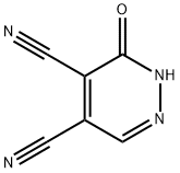 1,6-DIHYDRO-6-OXO-5-PYRIDAZINEDICARBONITRILE 结构式