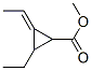 Cyclopropanecarboxylic acid, 2-ethyl-3-ethylidene-, methyl ester (9CI) 结构式