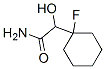 Cyclohexaneacetamide,  1-fluoro--alpha--hydroxy- 结构式