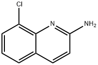 8-氯喹啉-2-胺 结构式