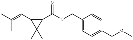 4-甲氧甲基苄基菊酸酯 结构式