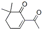 2-Cyclohexen-1-one, 2-acetyl-6,6-dimethyl- (9CI) 结构式