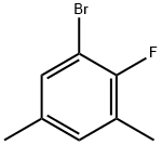 5-溴-4-氟间二甲苯 结构式