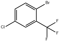 2-溴-5-氯三氟甲苯 结构式