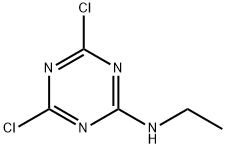 4,6-二氯-2-乙氨基-1,3,5-均三嗪 结构式