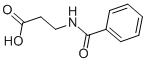 N-苯甲酰基-beta-丙氨酸 结构式