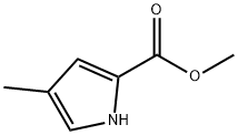 4-甲基吡咯-2-羧酸甲酯 结构式