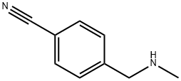 N-甲基-4-氰基苄胺 结构式