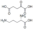 L-鸟氨酸 2-氧代戊二酸盐 结构式