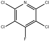 4-氟-2,3,5,6-四氯吡啶 结构式