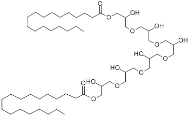 聚甘油-6 二硬脂酸酯 结构式