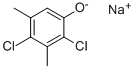 sodium 2,4-dichloro-3,5-xylenolate 结构式