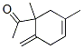 Ethanone, 1-(1,3-dimethyl-6-methylene-3-cyclohexen-1-yl)- (9CI) 结构式