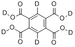 1,2,4,5-BENZENETETRACARBOXYLIC ACID-D6 结构式