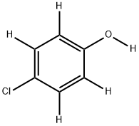 4-氯苯酚-2,3,5,6-d4 结构式