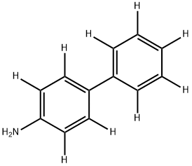 D9-4-氨基联苯 结构式