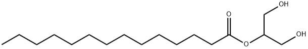 Tetradecanoic acid, 2-hydroxy-1-(hydroxymethyl)ethyl ester 结构式