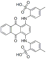 2,2'-[(9,10-Dihydro-9,10-dioxo-1,4-anthracenediyl)diimino]bis[5-methylbenzenesulfonic acid] 结构式