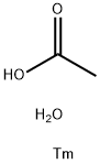 乙酸铥(III)四水 结构式