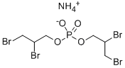ammonium bis(2,3-dibromopropyl) phosphate 结构式