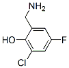 Phenol,  2-(aminomethyl)-6-chloro-4-fluoro- 结构式