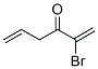 1,5-Hexadien-3-one,  2-bromo- 结构式