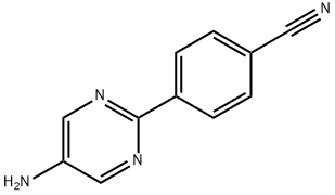 Benzonitrile, 4-(5-amino-2-pyrimidinyl)- (9CI) 结构式