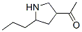 Ethanone, 1-(5-propyl-3-pyrrolidinyl)- (9CI) 结构式