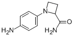 1-(4-AMINOPHENYL)-2-AZETIDINECARBOXAMIDE 结构式