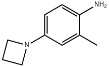 4-(氮杂环丁烷-1-基)-2-甲基苯胺 结构式