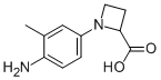 1-(4-AMINO-3-METHYLPHENYL)-2-AZETIDINECARBOXYLIC ACID 结构式