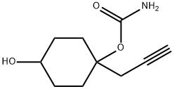 1,4-Cyclohexanediol,1-(2-propynyl)-,1-carbamate(9CI) 结构式
