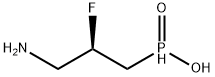 P-[(2R)-3-氨基-2-氟丙基]磷酸 结构式