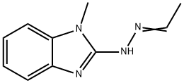 Acetaldehyde, (1-methyl-1H-benzimidazol-2-yl)hydrazone (9CI) 结构式