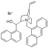N-(9-蒽甲基)溴化金鸡纳碱 结构式
