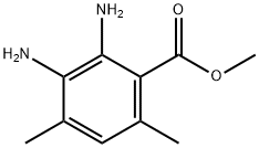 2,3-二氨基-4,6-二甲基苯甲酸甲酯 结构式