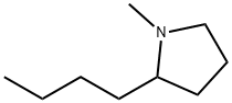 2-Butyl-1-methylpyrrolidine 结构式