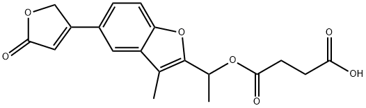 琥珀苯呋地尔 结构式