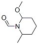 1-Piperidinecarboxaldehyde, 2-methoxy-6-methyl- (9CI) 结构式