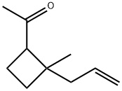 Ethanone, 1-[2-methyl-2-(2-propenyl)cyclobutyl]- (9CI) 结构式