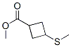 Cyclobutanecarboxylic acid, 3-(methylthio)-, methyl ester (9CI) 结构式