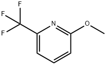 2-METHOXY-6-(TRIFLUOROMETHYL)PYRIDINE 结构式