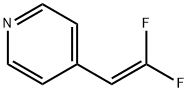 Pyridine, 4-(2,2-difluoroethenyl)- (9CI) 结构式