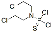 N,N-Bis(2-chloroethyl)aminodichlorophosphine sulfide 结构式